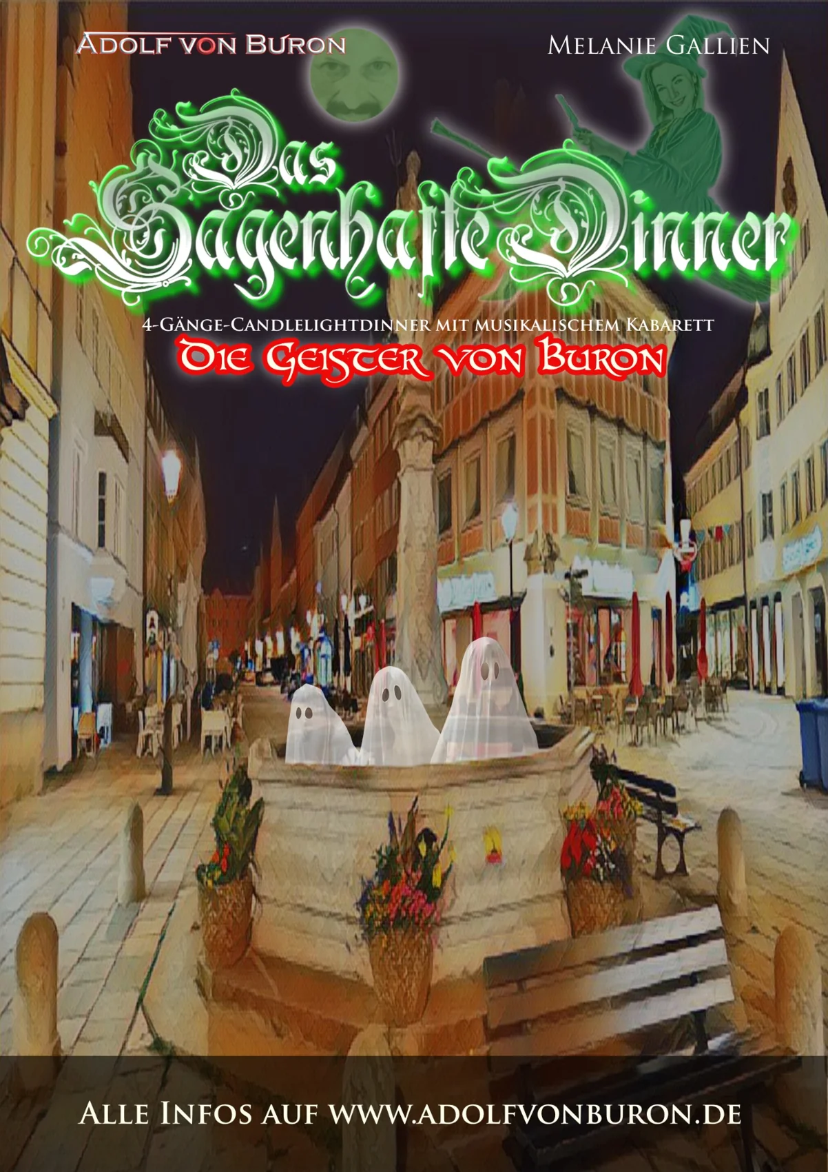 Originalplakat: Das Sagenhafte Dinner · Die Geister von Buron