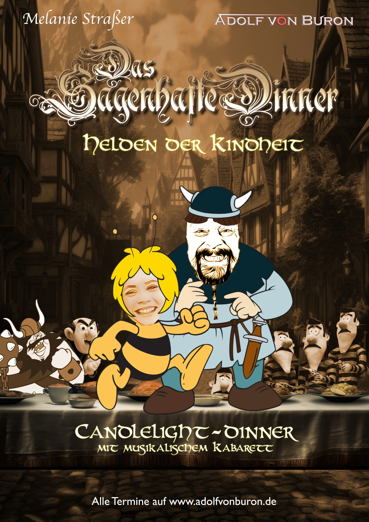 Originalplakat: Das Sagenhafte Dinner · Helden der Kindheit